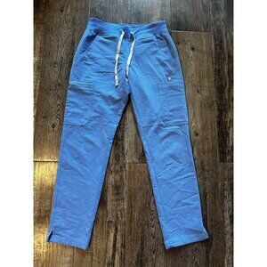 Figs Yola Yoga Scrub Pants in Ceil Blue Size XS Petite